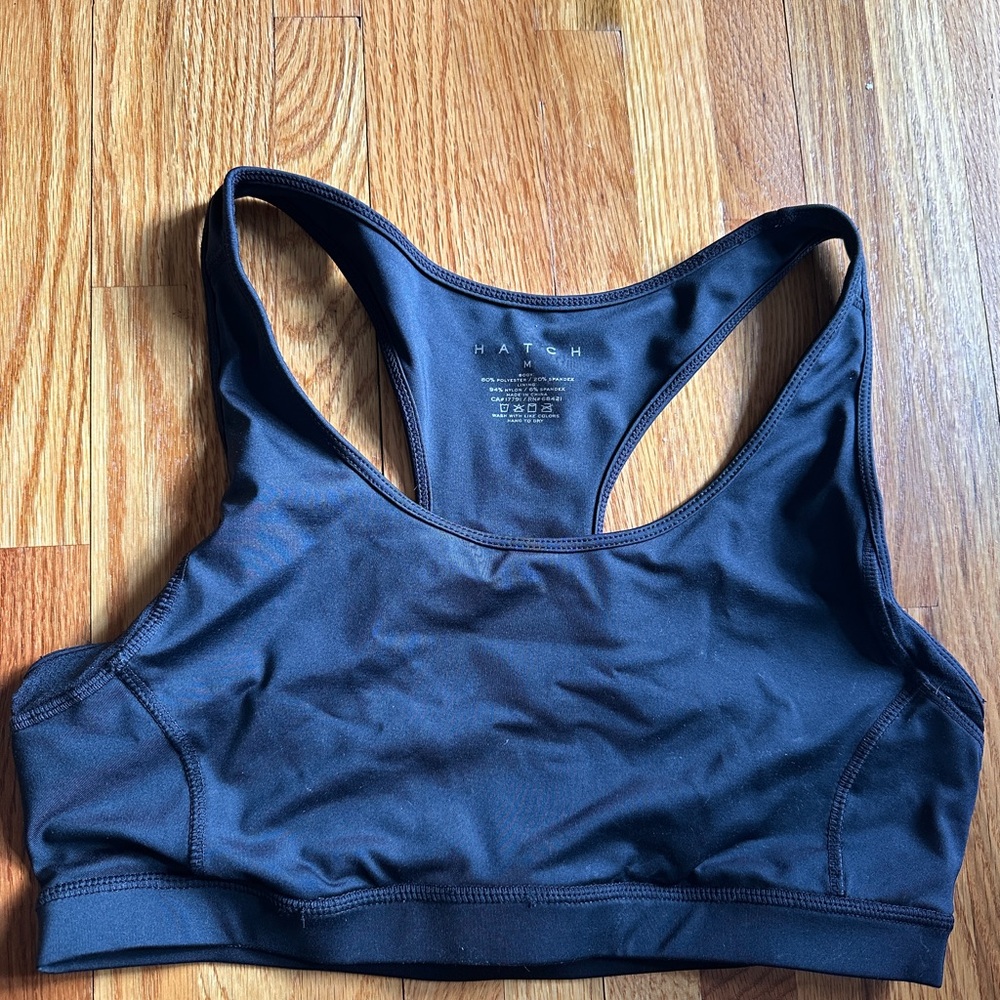 Hatch Women's Maternity Black Sports Bra